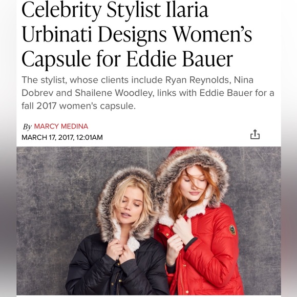 Eddie Bauer x Ilaria Urbinati 'Kara Koram' parka Puffer Jacket - Limited Edition - Picture 2 of 11